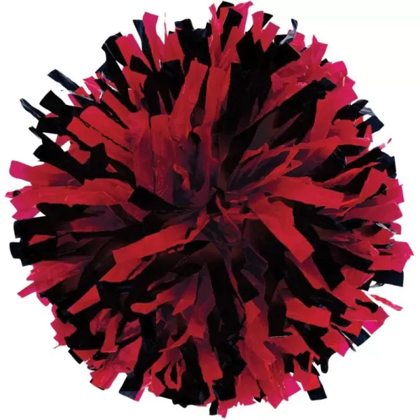 In-Stock Youth Cheerleading Pom Purple/Wht