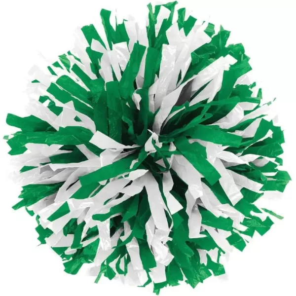 In-Stock Youth Cheerleading Pom Purple/Wht
