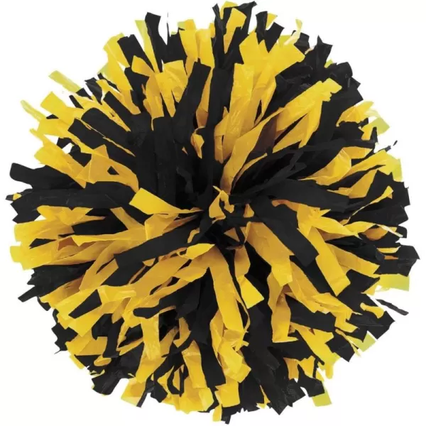 In-Stock Youth Cheerleading Pom Purple/Wht