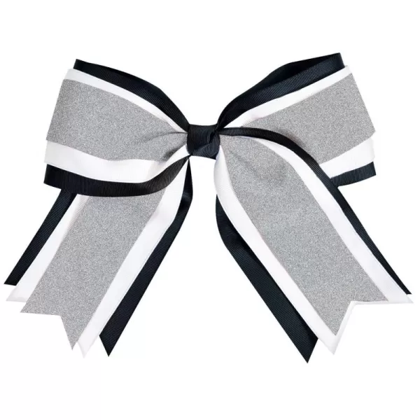 Jumbo 3 Color Hair Bow Purple