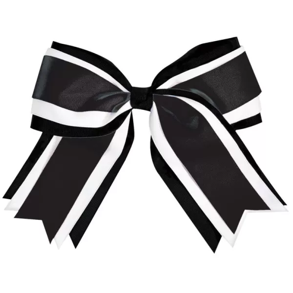 Jumbo 3 Color Hair Bow Purple