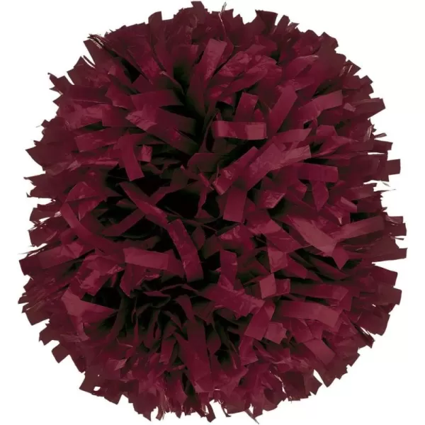 Plastic Instock Cheerleading Pom White