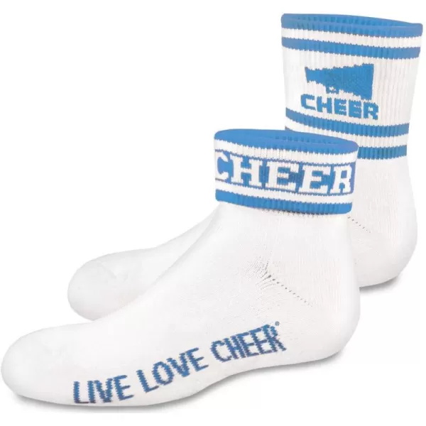 chassé 2" Quarter Sock With Cheer &amp; Stripes