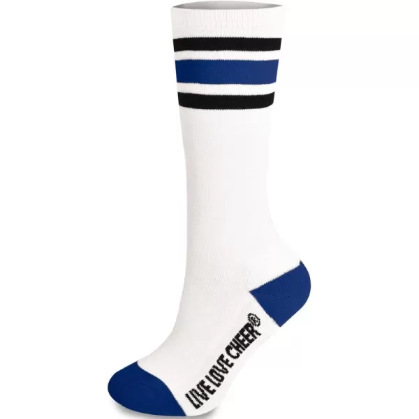 chassé Cheerleading Striped Knee-High Socks