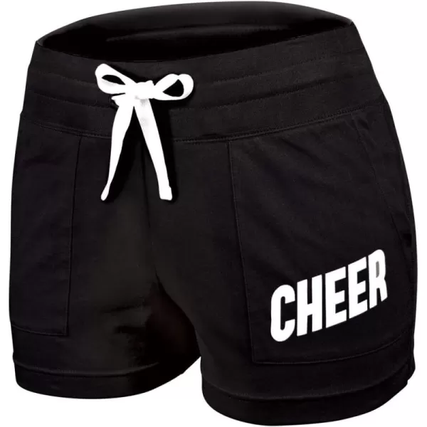 chassé Classic 100% Cotton Cheerleading Practice Short with Drawstring -