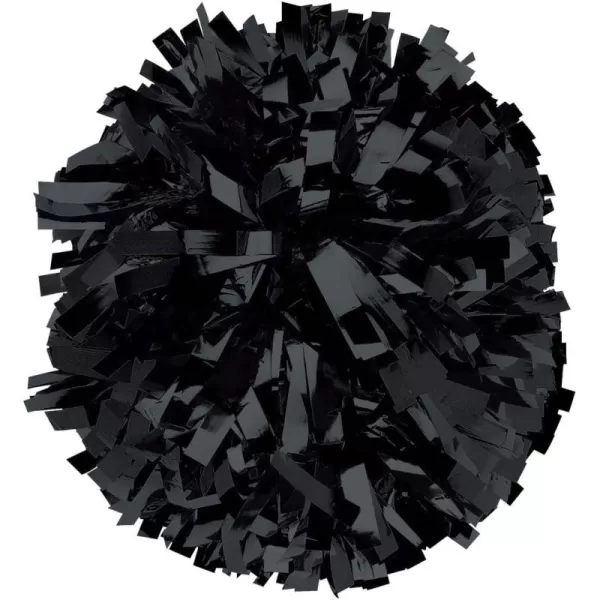 chassé Metallic Cheerleading Poms - Shiny Metallic Cheer Pom with Baton Handle for Dance Sports Celebrations 