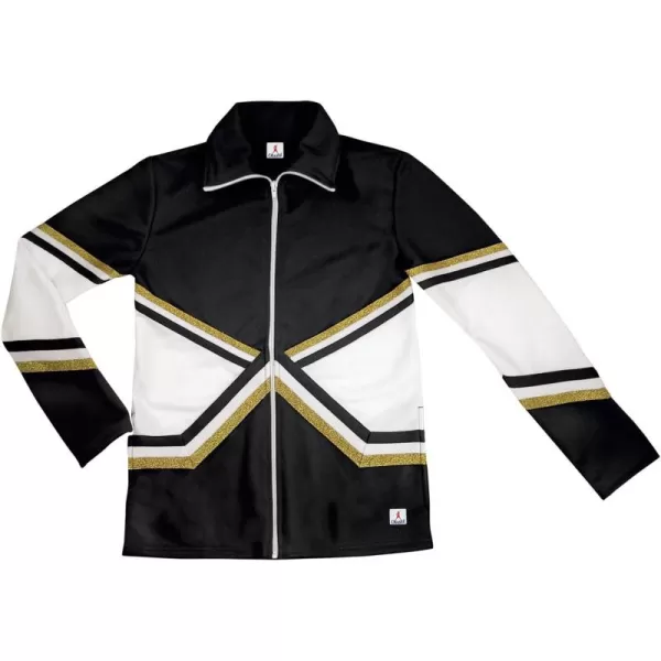 chassé Metallic Double Knit Warm-Up Jacket - Womens Sizes
