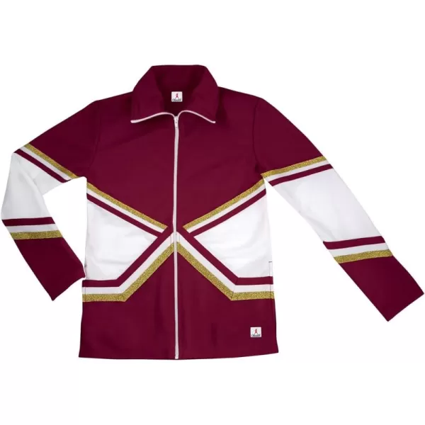 chassé Metallic Double Knit Warm-Up Jacket - Womens Sizes