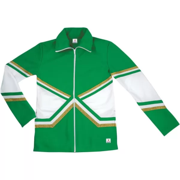 chassé Metallic Double Knit Warm-Up Jacket - Youth Girl Sizes