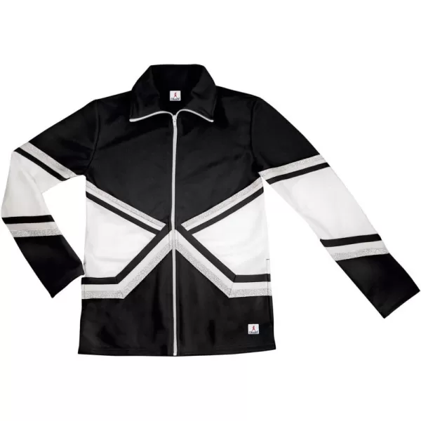 chassé Metallic Double Knit Warm-Up Jacket - Youth Girl Sizes