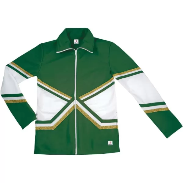 chassé Metallic Double Knit Warm-Up Jacket - Youth Girl Sizes