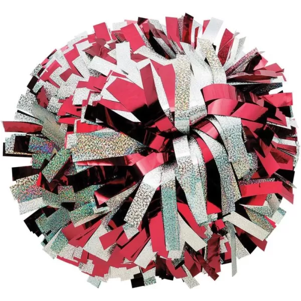 chassé Metallic with Holographic Mix Cheerleading Pom - Black/Gold