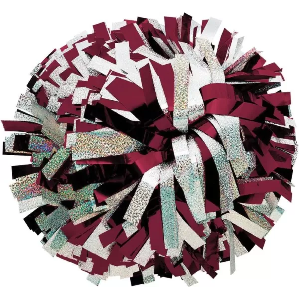 chassé Metallic with Holographic Mix Cheerleading Pom - Black/Gold
