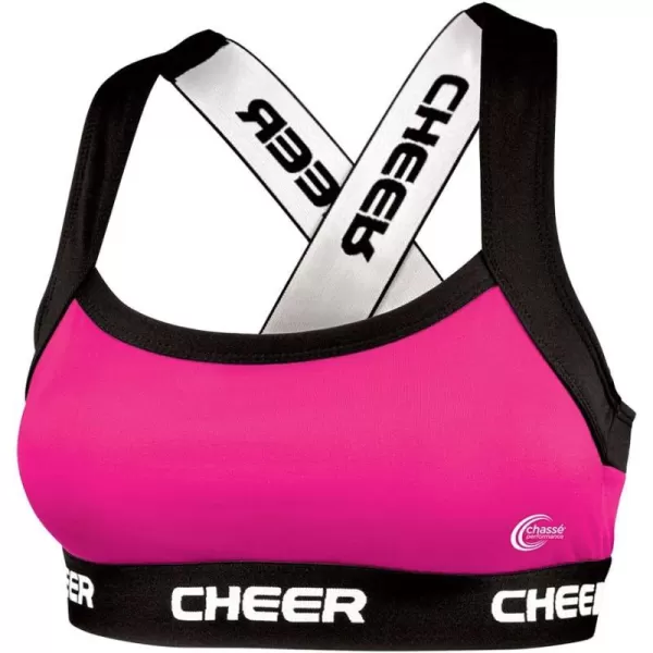 chassé Performance C-Prime 2.0 Fitted Cheerleading Practice Sports Bra -
