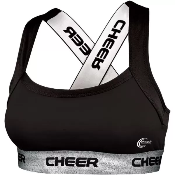 chassé Performance C-Prime 2.0 Fitted Cheerleading Practice Sports Bra - - Youth