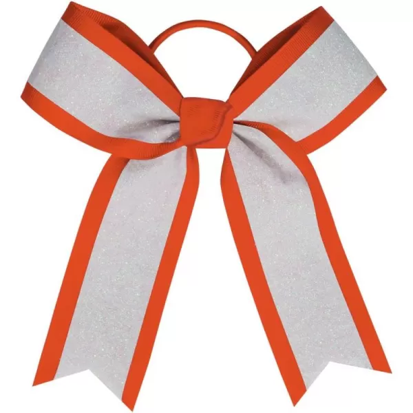 chassé White Glitter Hair Bow