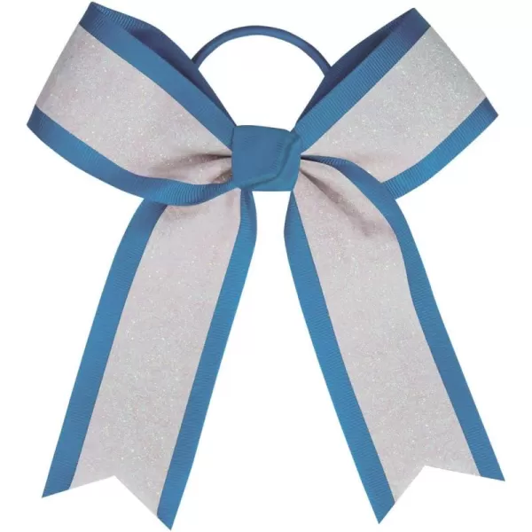 chassé White Glitter Hair Bow