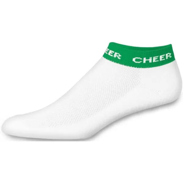 chassé Women's In-Stock Low Anklet With Cheer Stripe Socks - Adult Sizes