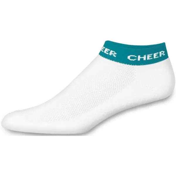 chassé Women's In-Stock Low Anklet With Cheer Stripe Socks - Adult Sizes