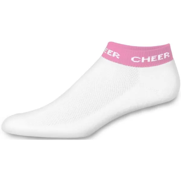 chassé Women's In-Stock Low Anklet With Cheer Stripe Socks - Adult Sizes