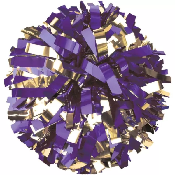 chassé Youth 2-Color Metallic Cheerleading Pom Mred/Msil
