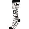 imagechass Girls KneeHigh Nothing But Cheer SockBlk Youth