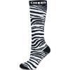 imagechass Knee High Animal Print Sock Zebra Adult