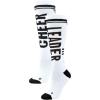 imagechass Mismatched KneeHigh Cheer Mix Athletic Sock  Blk Adult