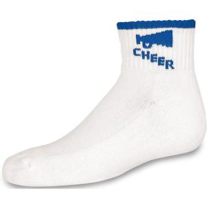 imageInStock Sock With Meg Cheer ampamp Stripe Royal You