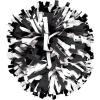imagechass Cheerleading Pom  Classic 2Color Cheer Pom with Baton Handle for Dance Sports Celebrations Sold IndividuallyBlack