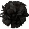 imagechass Youth Girls Cheerleading Pom  Solid Color Classic Pom Pom with Kap Handle for Dance Sports Celebrations Sold Individually Black