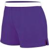 imagechass Practice Knit Cheerleading Shorts  Youth Girls SizesPurple