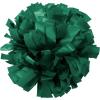 imagechass Youth Girls Cheerleading Pom  Solid Color Classic Pom Pom with Kap Handle for Dance Sports Celebrations Sold Individually Forest Green
