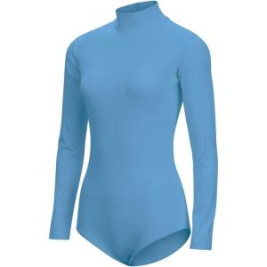 imagechass Girls Cheerleading Bodysuit 20 Youth SizesColumbia Blue