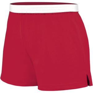 imagechass Practice Knit Cheerleading Shorts  Youth Girls SizesRed