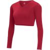 imagechass Cropped VNeck BodysuitRed 20