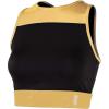 imagechass Performance Revolve 360 Glitter Band BraMetallic Gold