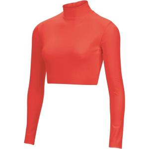 imagechass Girls Cheerleading Cropped Bodysuit 20 Youth SizesOrange