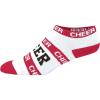 imagechass Cheer Extreme Lowcut Anklet for Cheerleaders  Red Adult