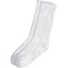 imagechass Solid White Crew Sock Adult SizesWhite