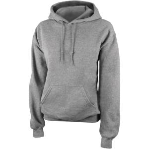 imagechass Cheer Girls Basic Hooded Sweatshirt  Solid Color PullOver with Adjustable Draw Cord and Pouch PocketGraphite