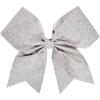 imagechass Glitter Performance Hair BowGlitter Silver