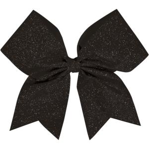 imagechass Glitter Performance Hair BowGlitter Black