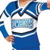 imagechass Girls Sport Legacy Shell Top  Adult Sized Cheerleading Uniform ShirtBlackWhiteRed