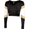 imagechass Womens Performance Blaze BodylinerBlackWhiteMet Gold