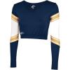 imagechass Womens Performance Blaze BodylinerNavyWhiteMet Gold