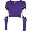 imagechass Womens Performance Blaze BodylinerPurpleWhiteBlack