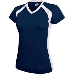 imagechass LooseFitted Breeze Cheerleading Practice Tank Top NvyWht
