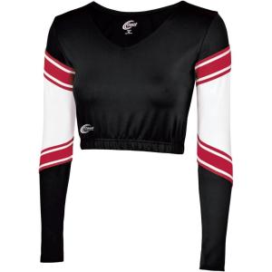 imagechass Womens Performance Blaze BodylinerBlackWhiteRed
