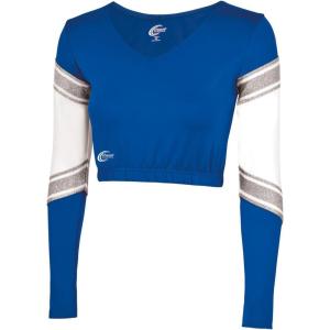 imagechass Womens Performance Blaze BodylinerRoyalWhiteMet Silver